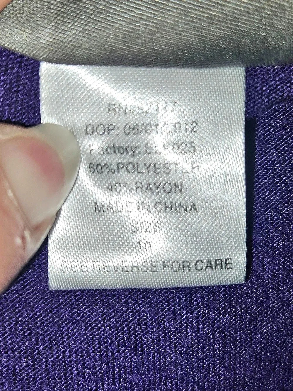 RMLA Kids Purple & Grey Striped Dress